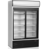 Шкаф холодильный для напитков, 945л, 2 двери-купе стекло, 5 полок, ножки+ролики, +2/+10С, дин.охл., белый, R290a, LED, канапе