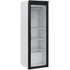 Шкаф холодильный медицинский,  400л, 1 дверь стеклянная, 4 полки, ножки, +0/+15С, дин.охл., сталь с полимерным покрытием