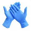 Перчатки нитриловые неопудренные голубые (р.М)