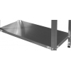 Полка сплошная для стола производственного,  900х460х35мм, оцинк.сталь